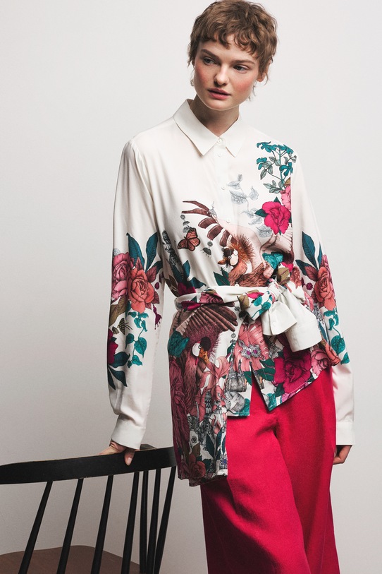 Medicine koszula damska z wiskozy multicolor RS26-KDD652