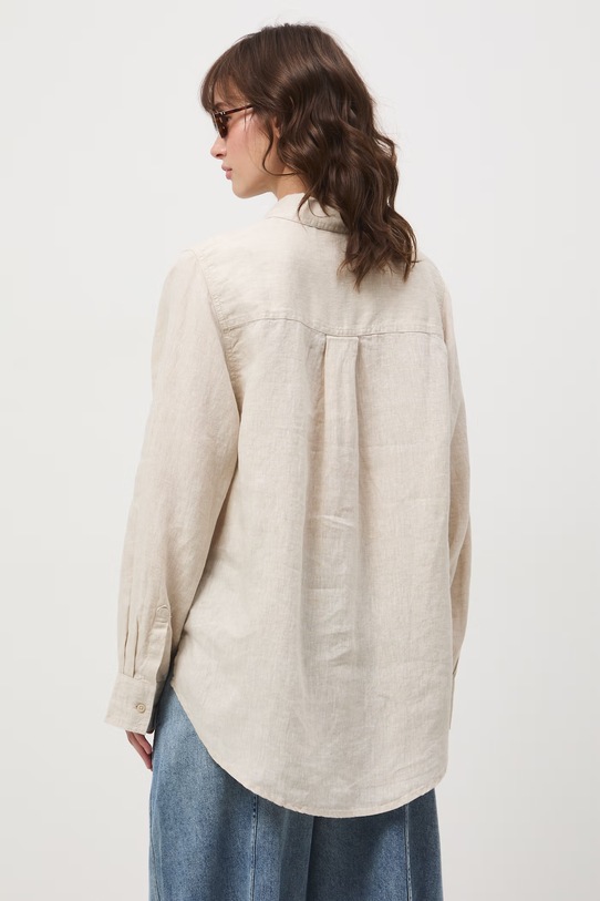 Odzież Medicine koszula damska lniana RS26-KDD700 beżowy