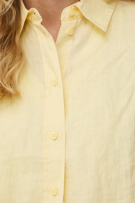 Medicine koszula damska lniana RS26-KDD700 żółty