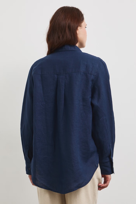 Odzież Medicine koszula damska lniana RS26-KDD700 granatowy