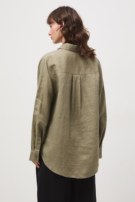 Odzież Medicine koszula damska lniana RS26-KDD700 zielony