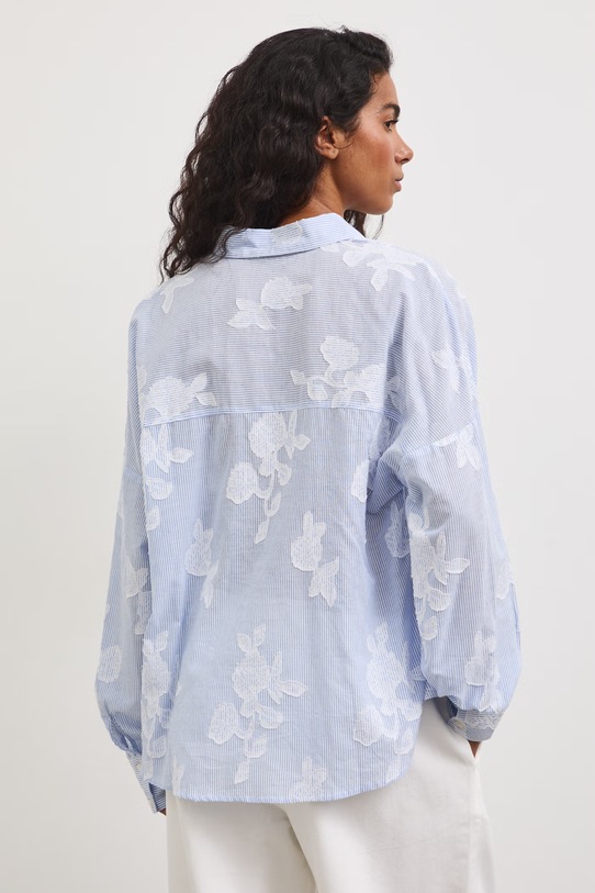 Odzież Koszula damska bawełniana RS26-KDD800 niebieski