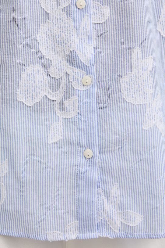 Koszula damska bawełniana RS26-KDD800 niebieski