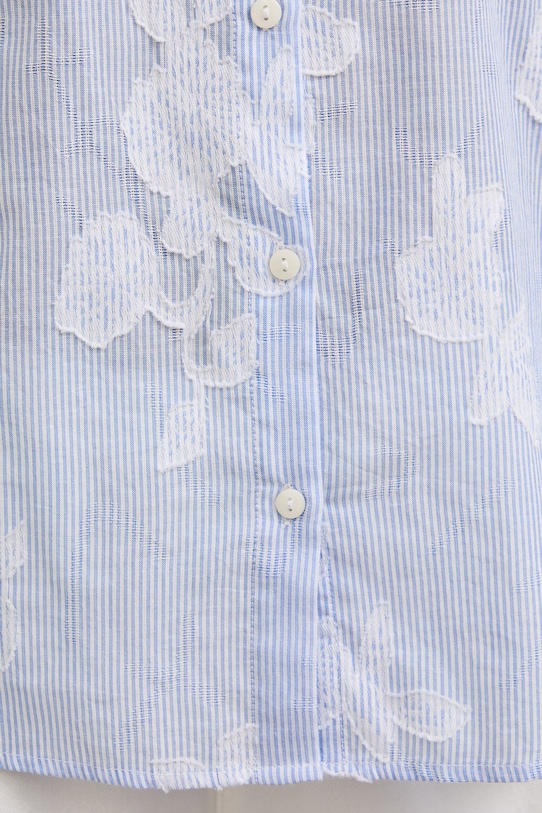 Koszula damska bawełniana RS26-KDD800 niebieski