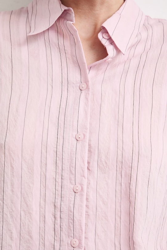 Koszula damska z wiskozą RS26-KDD805 różowy