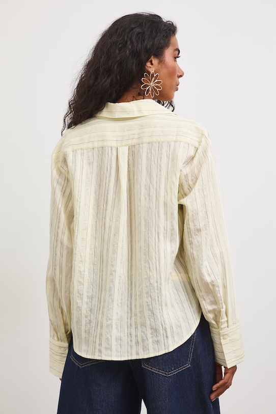 Odzież Koszula damska z wiskozą RS26-KDD805 żółty