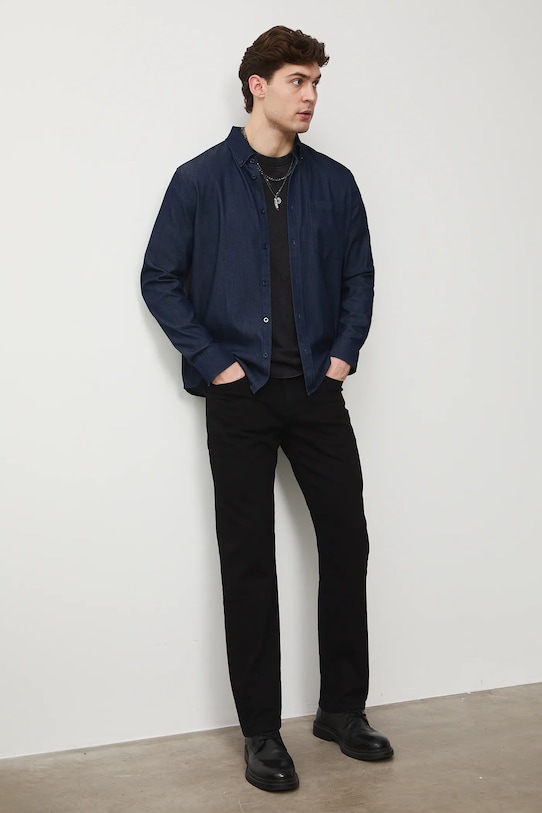 Medicine koszula RS26-KDM033 granatowy RS26