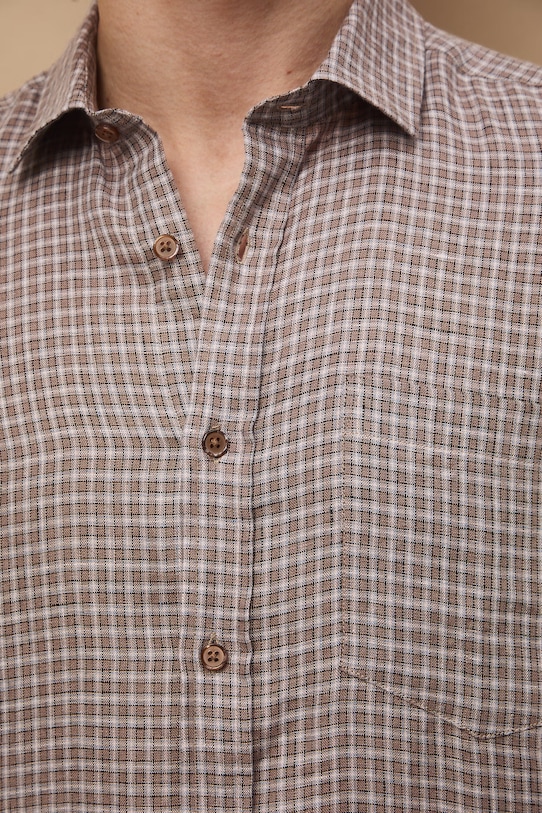 Koszula męska lniana RS26-KDM051