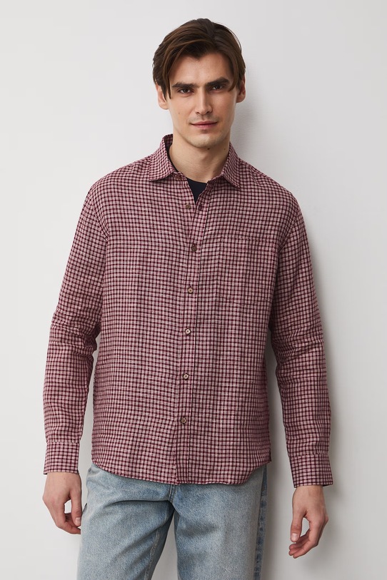 Odzież Medicine koszula męska lniana RS26-KDM051 multicolor