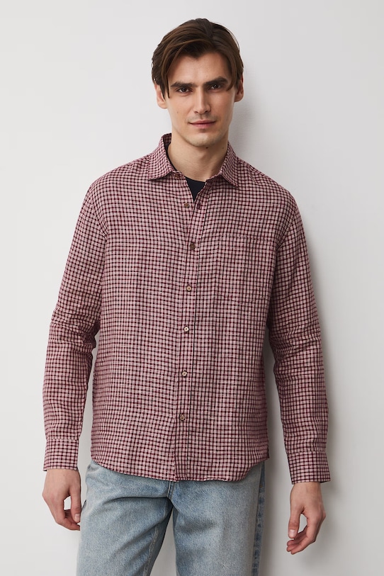 Odzież Medicine koszula męska lniana RS26-KDM051 multicolor