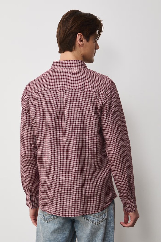 Medicine koszula męska lniana multicolor RS26-KDM051