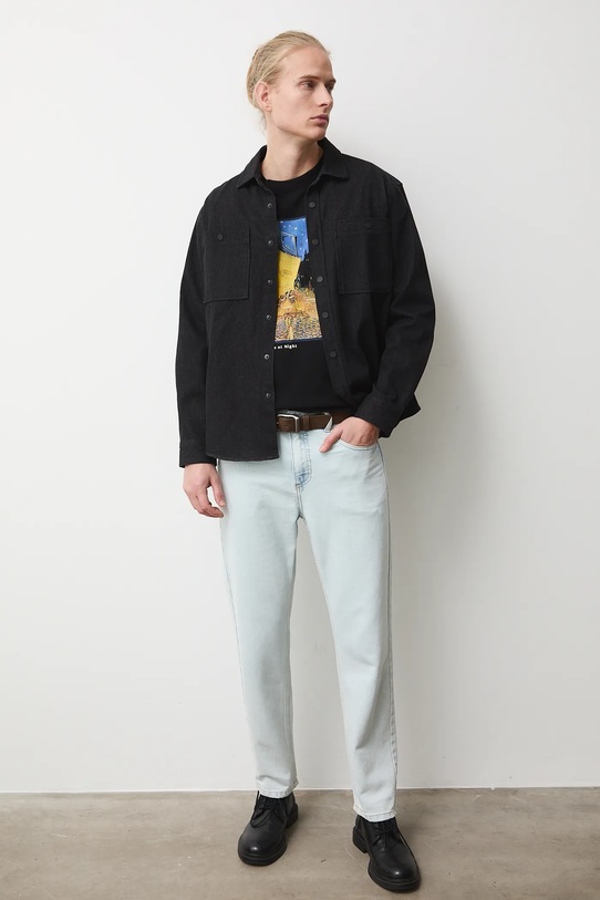 Medicine koszula jeansowa RS26-KDM251 czarny RS26