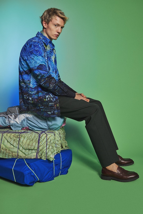 Koszula bawełniana męska z kolekcji Eviva L'arte RS26-KDM252 multicolor RS26