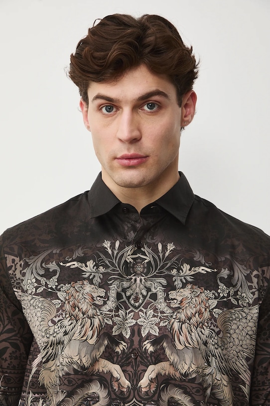 Medicine koszula bawełniana multicolor RS26-KDM301