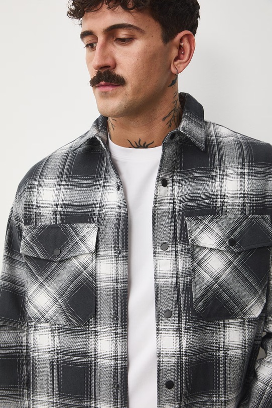 Medicine koszula bawełniana czarny RS26-KDM403