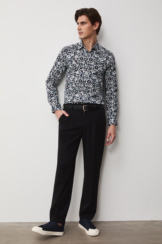 Medicine koszula męska bawełniana multicolor RS26-KDM500