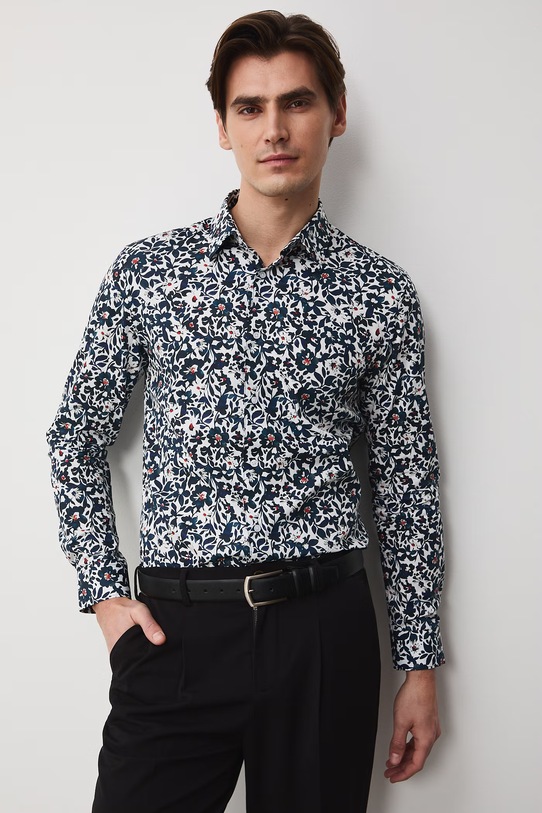 Medicine koszula męska bawełniana RS26-KDM500 multicolor RS26