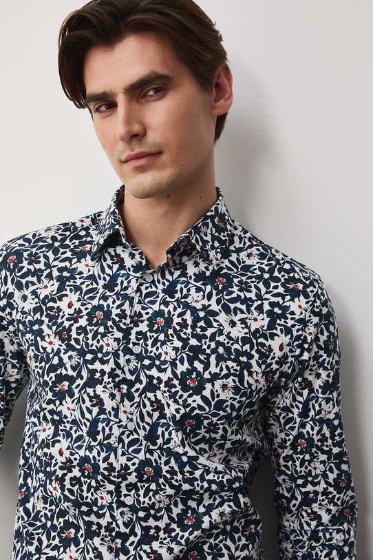 Medicine koszula męska bawełniana multicolor RS26-KDM500