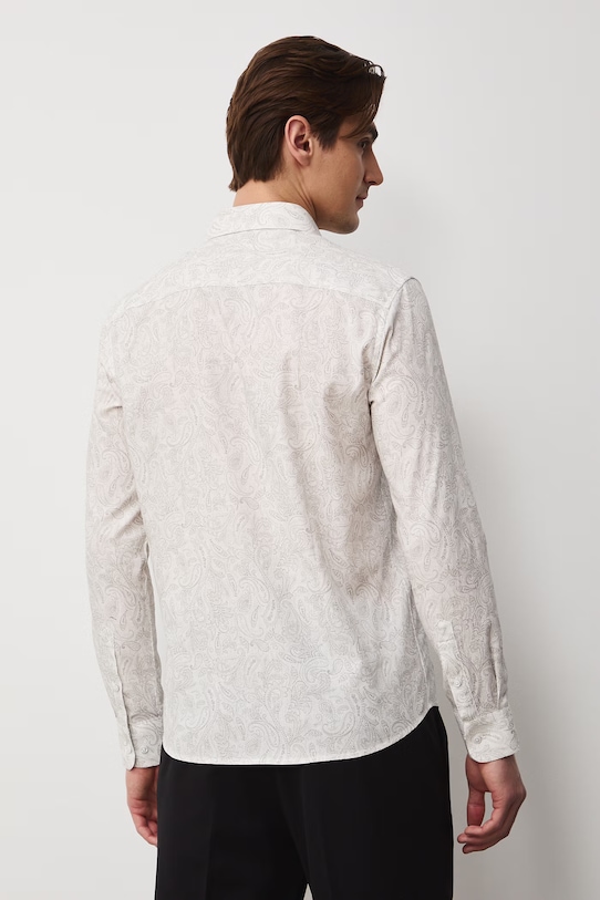 Odzież Koszula męska bawełniana RS26-KDM502 beżowy