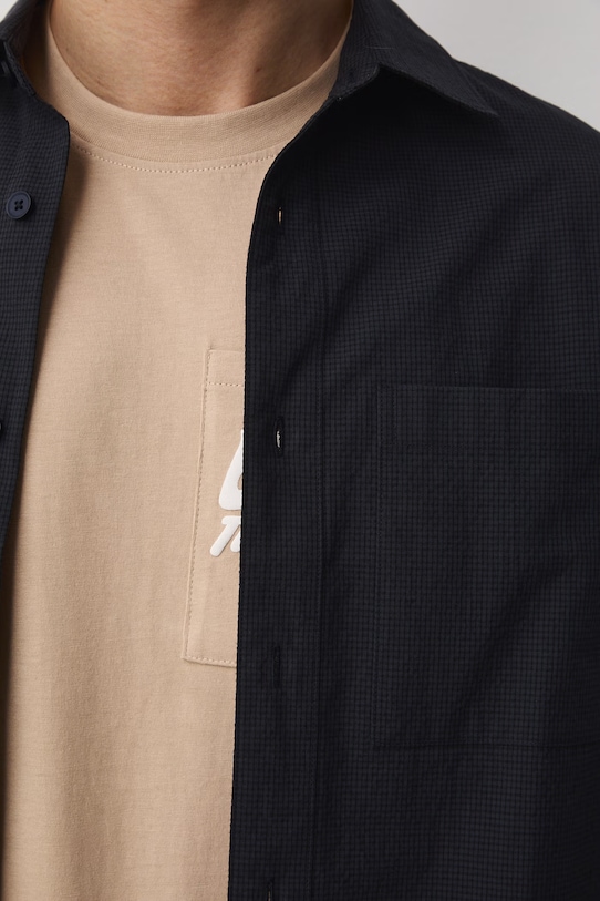 Medicine koszula męska z bawełną RS26-KDM504 szary