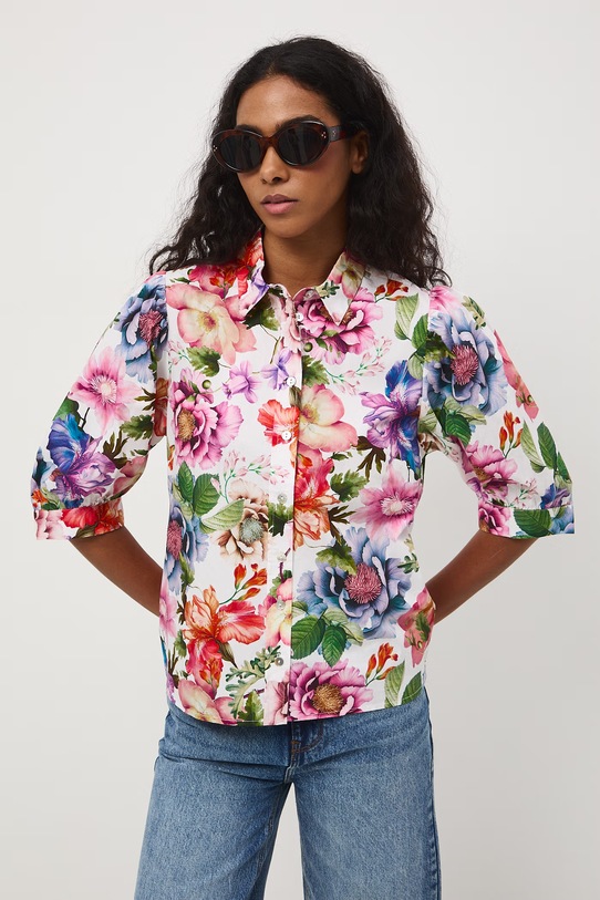 Medicine koszula damska bawełniana biały RS26-KKD050