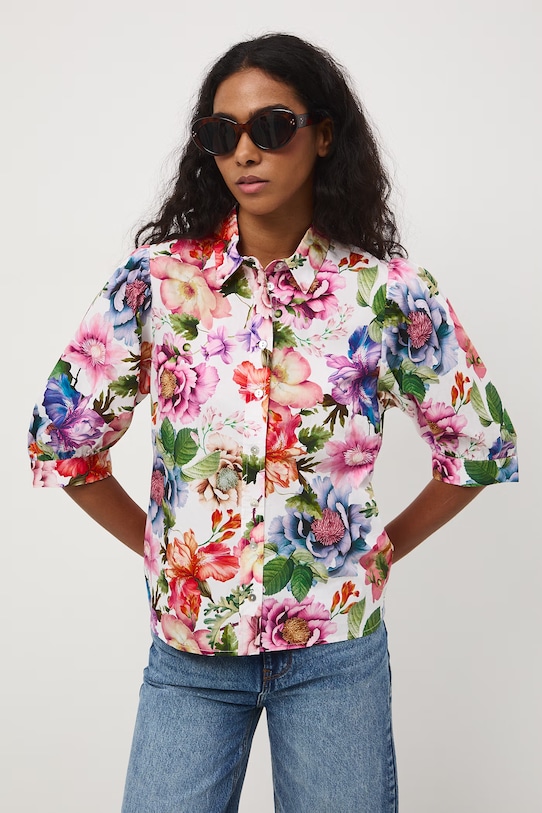 Medicine koszula damska bawełniana biały RS26-KKD050