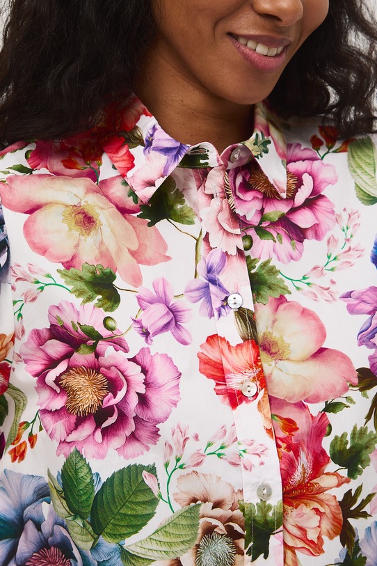 Medicine koszula damska bawełniana RS26-KKD050 biały