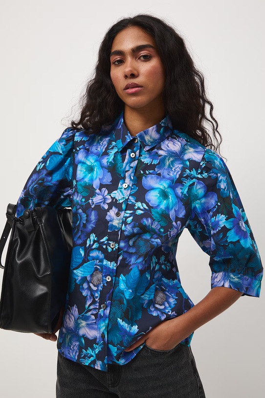 Medicine koszula damska bawełniana czarny RS26-KKD050