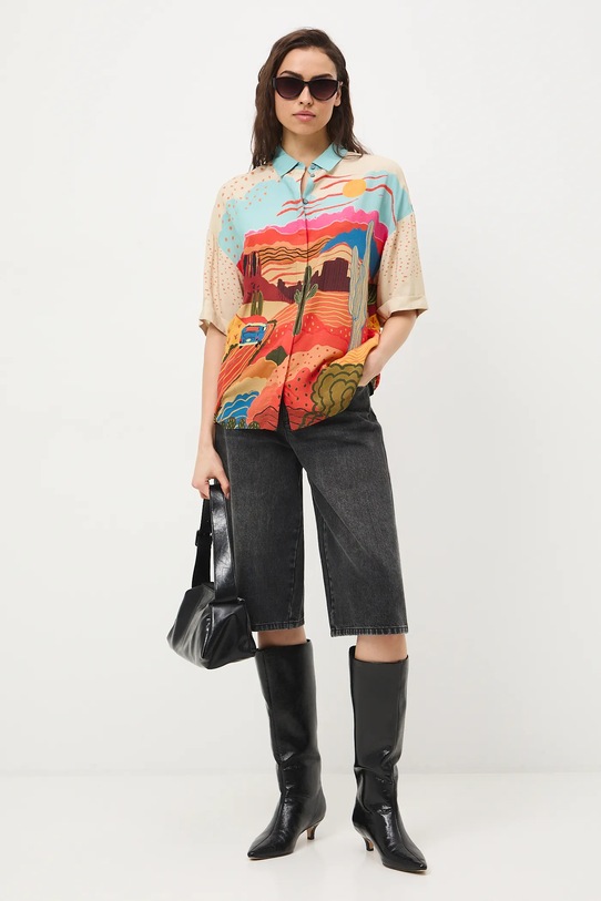 Odzież Medicine koszula damska z wiskozy RS26-KKD451 multicolor