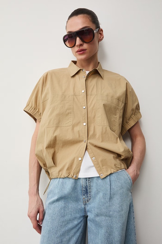Medicine koszula damska RS26-KKD501 beżowy RS26
