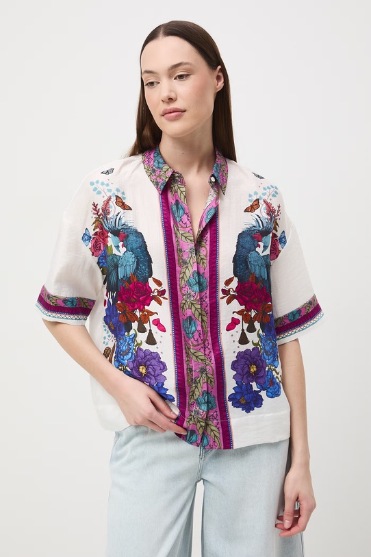 Odzież Medicine koszula damska z lyocellem RS26-KKD650 biały