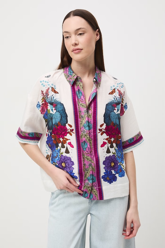 Odzież Medicine koszula damska z lyocellem RS26-KKD650 biały