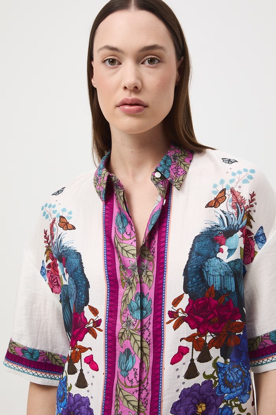 Medicine koszula damska z lyocellem RS26-KKD650 biały