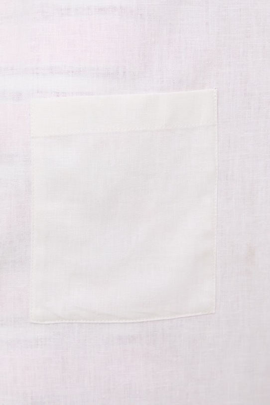 Koszula damska z lnem gładka RS26-KKD700 biały