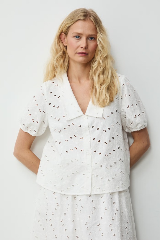 Medicine koszula damska bawełniana biały RS26-KKD702