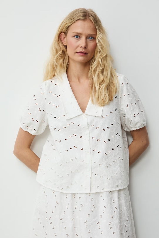 Medicine koszula damska bawełniana biały RS26-KKD702