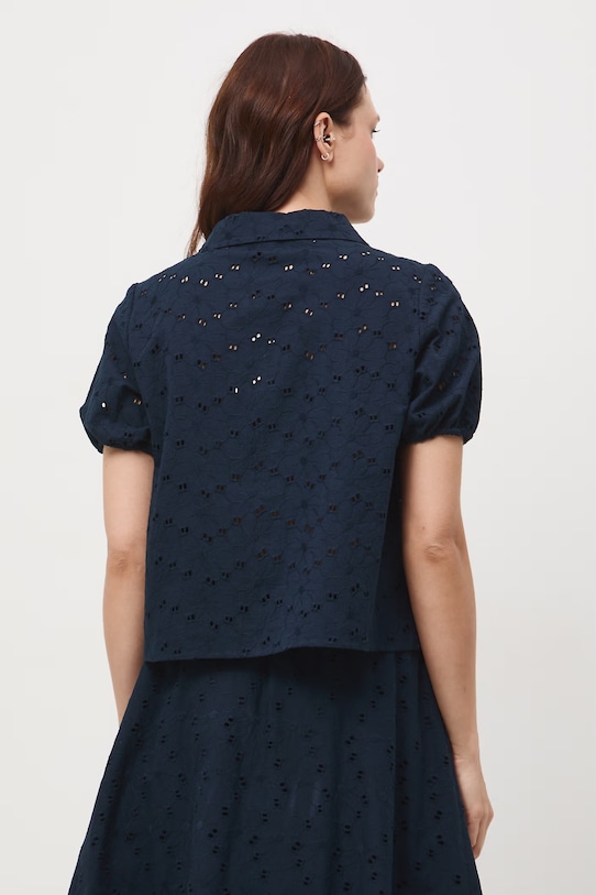 Odzież Medicine koszula damska bawełniana RS26-KKD702 granatowy