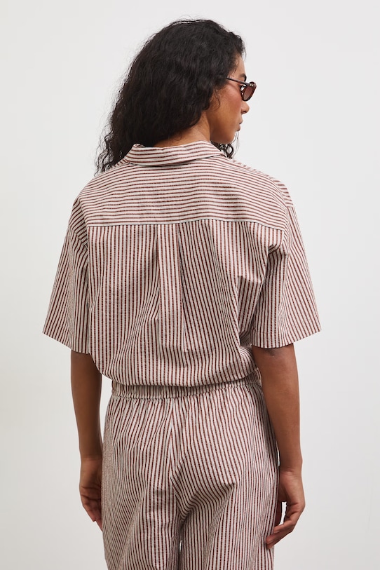 Odzież Medicine koszula damska bawełniana RS26-KKD800 brązowy