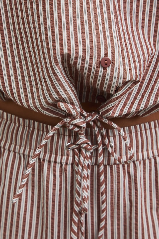 Medicine koszula damska bawełniana RS26-KKD800 brązowy