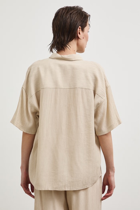 Odzież Koszula damska z wiskozą RS26-KKD904 beżowy