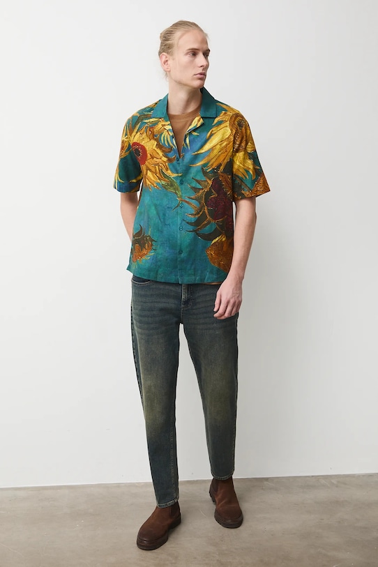 Odzież Koszula męska z kolekcji Eviva L'arte RS26-KKM251 multicolor