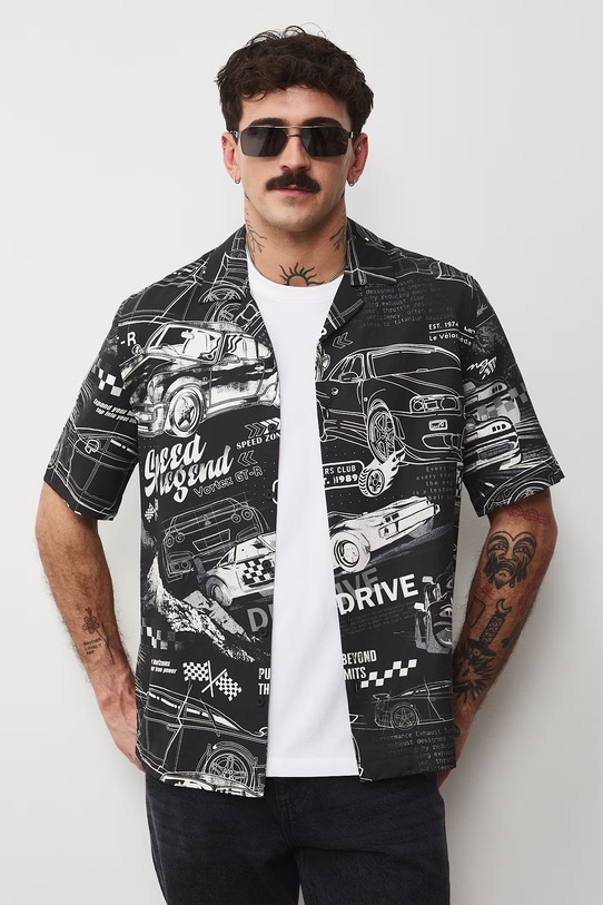 Medicine koszula casual multicolor RS26-KKM400