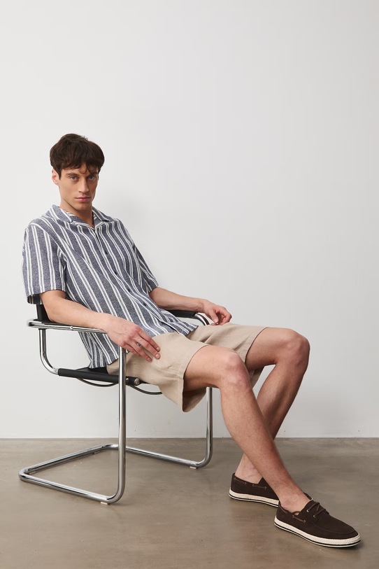 Medicine koszula męska bawełniana granatowy RS26-KKM701