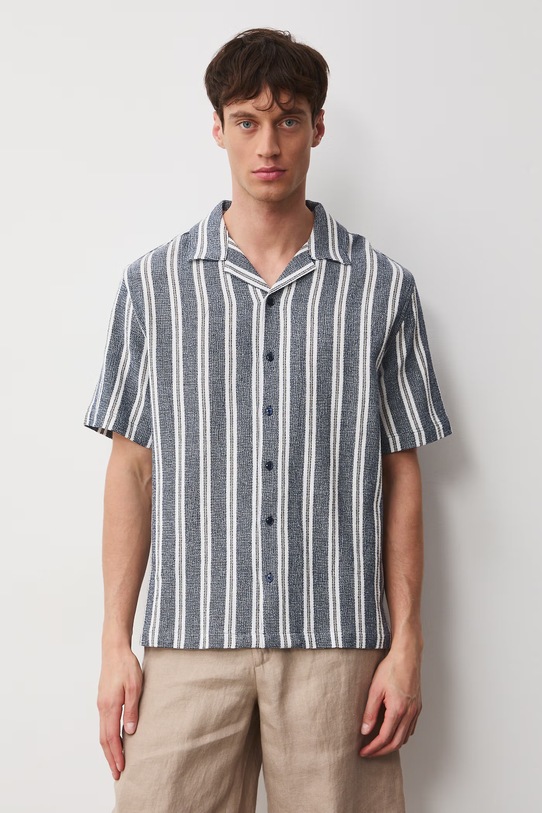 Medicine koszula męska bawełniana granatowy RS26-KKM701