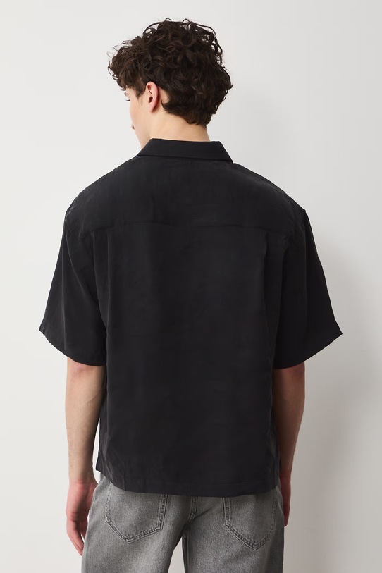 Odzież Medicine koszula męska z modalem RS26-KKM703 czarny