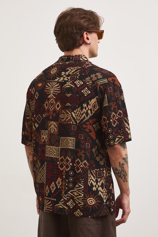 Odzież Koszula męska z wiskozy RS26-KKM802 multicolor