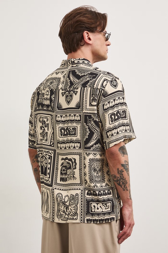 Odzież Medicine koszula męska z wiskozy RS26-KKM803 multicolor