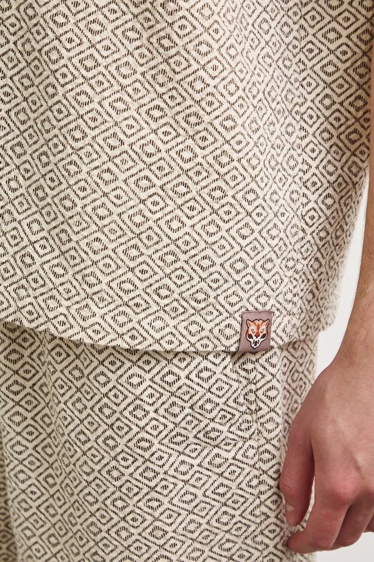 Koszula męska z lnem RS26-KKM921