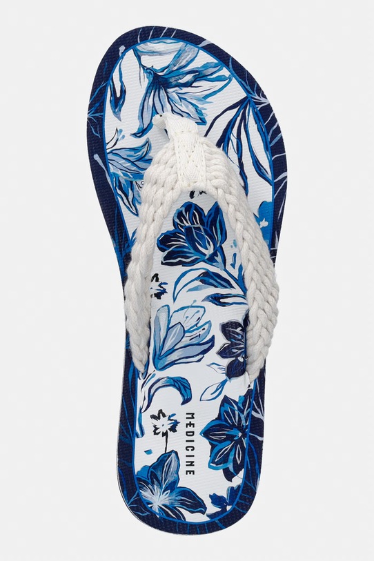 Japonki damskie z plecionymi paskami multicolor RS26-KLD800