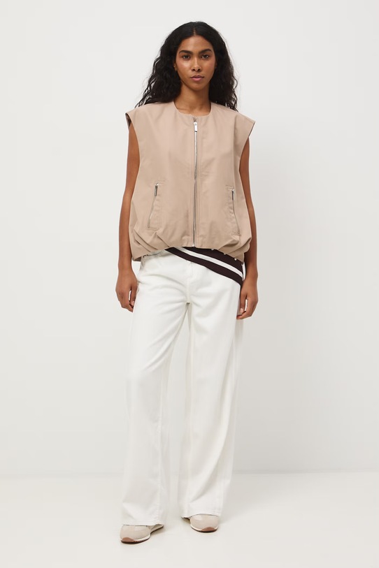 Medicine bezrękawnik damski beżowy RS26-KMD500